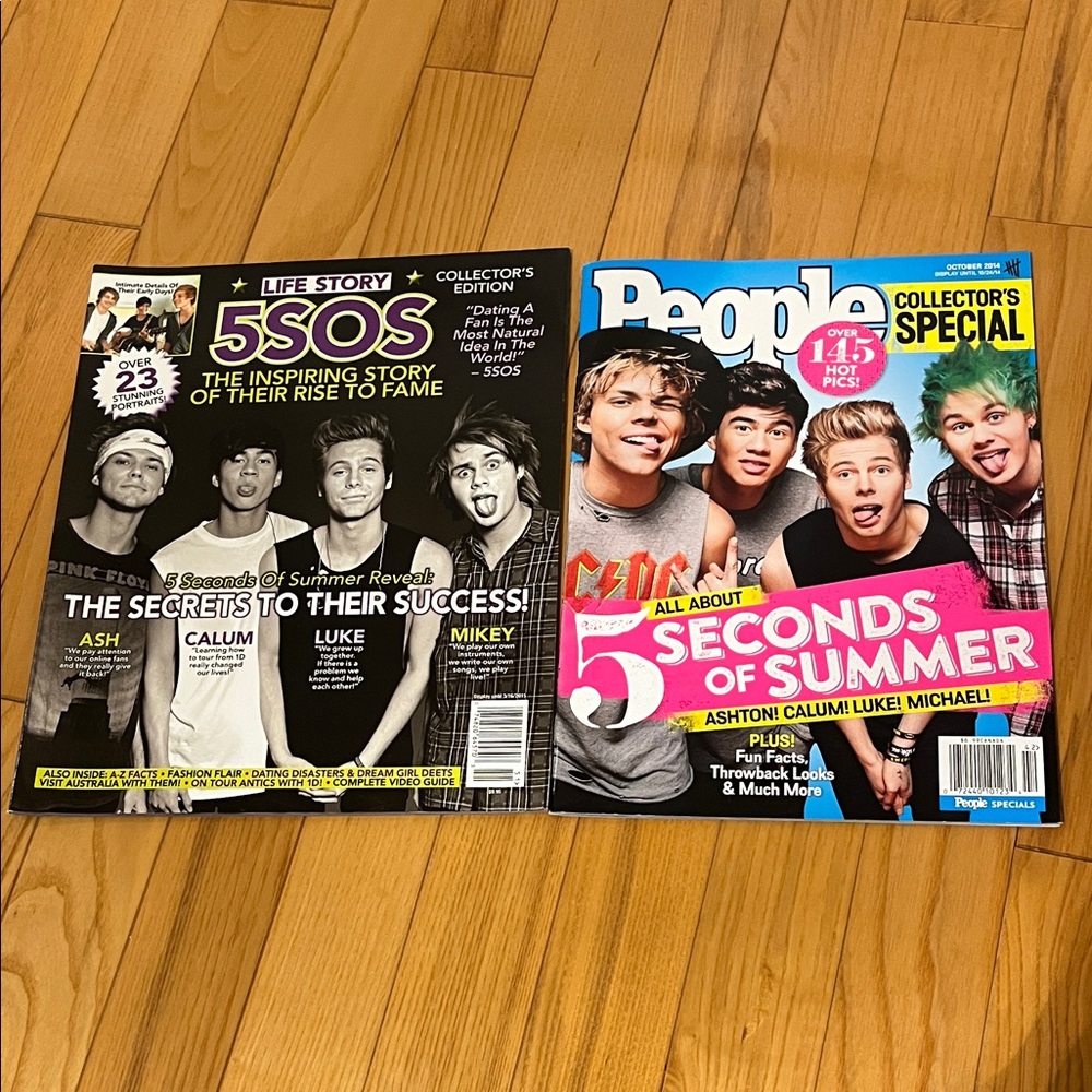 5SOS Magazine Set